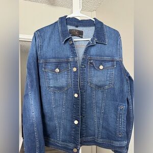 JEN7 Women's Blue Jean Jacket